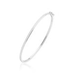 Bracelete Fio Quadrado 1mm Fechado Prata 925