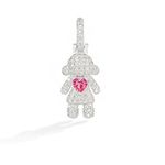 Pingente Filhos Cravejado Prata 925