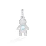 Pingente Filhos Cravejado Prata 925
