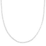 Corrente Piastrine 1mm 50cm Prata 925