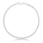 Pulseira Pipoca 2mm Prata 925