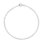 Pulseira Piastrine 1mm Prata 925 