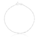 Pulseira Singapura 1mm Prata 925