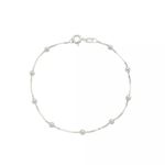 Pulseira Veneziana V12 Bolinha Prata 925