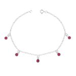 Pulseira Pingentes Color Prata 925