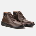 Bota Conforto Lecas Cuturno Marrom