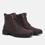 Bota Masculina Lecas Mustang Café