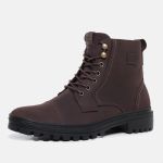 Bota Masculina Lecas Mustang Café