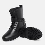 Bota Lecas Motoqueiro Naturale Preta 