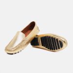 Mocassim Feminino Lecas Dourado