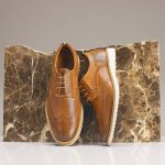 Sapato Casual Masculino Tabaco Oxford 