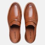 Sapato Casual Masculino Lecas Conhaque Toscana 