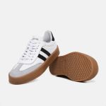 TÊNIS FEMININO LECAS BRANCO-PRETO 