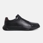 Tênis Lecas Floter Preto/Naturale Marrom