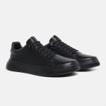 Tênis Lecas Floter Preto/Naturale Marrom