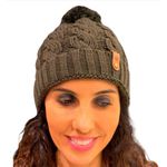 Gorro de La com Pompom
