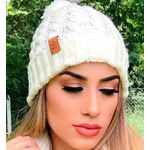 Gorro de La com Pompom