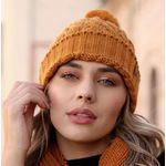 Gorro de La com Pompom