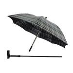 Bengala em T com Guarda-chuva Acoplado
