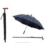 Bengala em T com Guarda-chuva Acoplado