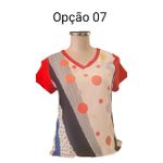 Blusa M.Fatorial Crepe Costas de Malha Tamanho M