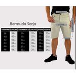 Bermuda masculina cargo preta macaw 