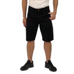 Bermuda masculina cargo preta macaw 