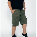 Bermuda Masculina Macaw Cargo com Elástico Tamanho GG
