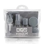 Kit Frascos para viagem com 7 peças