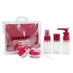 Kit Frascos para viagem com 7 peças