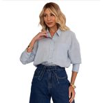 CAMISA FEMININA OVERSIZED PISOM