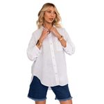 CAMISA FEMININA OVERSIZED PISOM