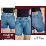 Bermuda Jeans Meia Coxa Riluts 1216