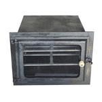 Forno de Ferro Fundido Grande Frente de Vidro 50 X 47 X 33 cm