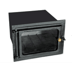 Forno de Ferro Fundido Grande Frente de Vidro 50 X 47 X 33 cm