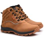 Bota coturno de segurança EPI´s em Couro ref. Coyote Castor
