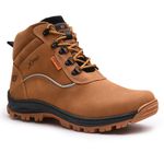 Bota coturno de segurança EPI´s em Couro ref. Coyote Castor