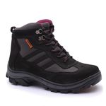 Bota coturno de segurança EPI´s em Couro ref. Ruger Preto 