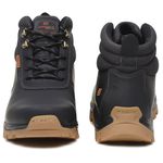 Bota coturno de segurança EPI´s em Couro ref. X-Terra Emb. Preto 