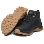 Bota coturno de segurança EPI´s em Couro ref. X-Terra Emb. Preto 