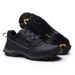 Bota coturno de segurança EPI´s em Couro ref. Boxer Preto 