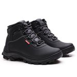 Bota coturno de segurança EPI´s em Couro ref. Otan Preto