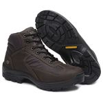 Bota coturno de segurança EPI´s em Couro ref. Enter Café