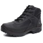 Bota coturno de segurança EPI´s em Couro ref. Enter Preto