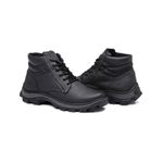 Bota coturno de segurança EPI´s em Couro ref. Safe Preto