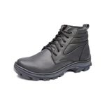 Bota coturno de segurança EPI´s em Couro ref. Picker Preto