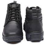 Bota coturno de segurança EPI´s em Couro ref. Picker Preto