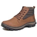 Bota coturno de segurança EPI´s em Couro ref. Picker Cravo