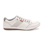 Sapatênis Masculino confortável em couro Forli Off-white
