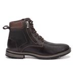 Bota casual em couro Dante Café